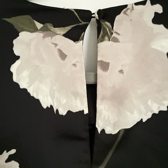 DYNAMITE satin floral dress, lightly worn 1x for church. - Picture 2 of 5